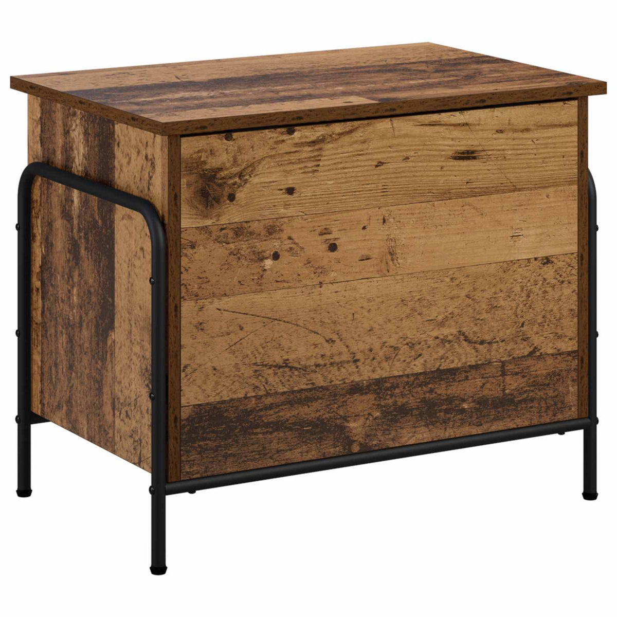 Tároló Doboz Antik Fa 80 x 40 x 49,5 cm Szerelt Fa 5