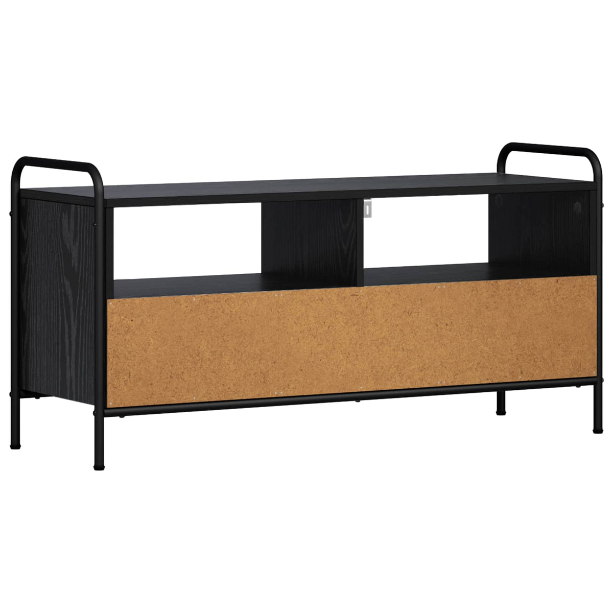 TV szekrény 67,5 x 33 x 50 cm Fekete Tölgy Szerelt Fa 6