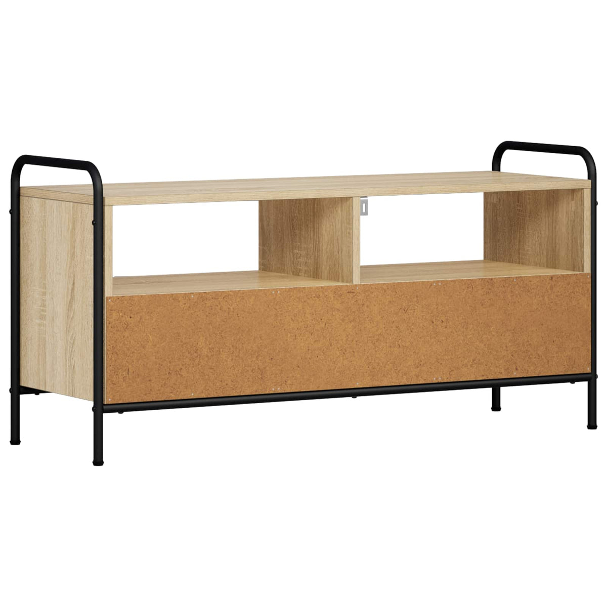 TV szekrény 67,5 x 33 x 50 cm Sonoma Tölgy Szerelt Fa 6