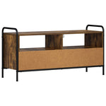 TV szekrény 67,5 x 33 x 50 cm Füstös Tölgy Szerelt Fa 6
