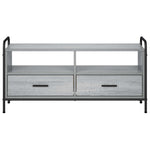 TV szekrény 67,5 x 33 x 50 cm Szürke Sonoma Szerelt Fa 4