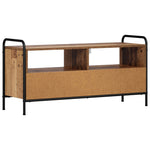 TV szekrény 67,5 x 33 x 50 cm Antik Fa Szerelt Fa 6