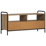 TV szekrény 67,5 x 33 x 50 cm Kézműves Tölgy Szerelt Fa 6