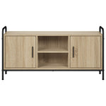 TV szekrény 99 x 33 x 50 cm Sonoma Tölgy Szerelt Fa 4