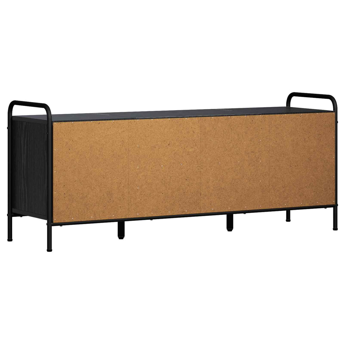 TV szekrény 119 x 33 x 50 cm Fekete Tölgy 6