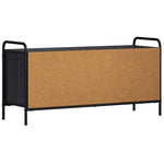 TV szekrény 79,5 x 33 x 50 cm Fekete Tölgy Szerelt Fa 5