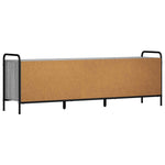 TV szekrény 146 x 33 x 50 cm Szürke Sonoma Szerelt Fa 6