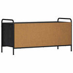 TV szekrény 140 x 39,5 x 50 cm Fekete Tölgy Szerelt Fa 5