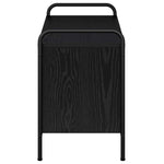 TV szekrény 140 x 39,5 x 50 cm Fekete Tölgy Szerelt Fa 4