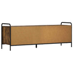 TV szekrény 140 x 39,5 x 50 cm Füstös Tölgy Szerelt Fa 5