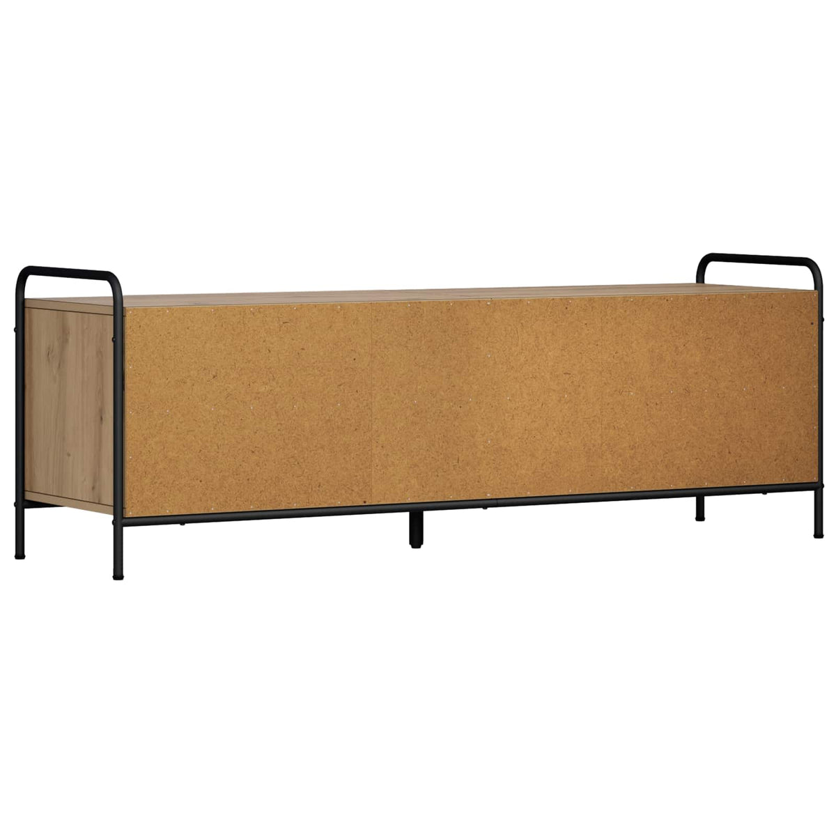 TV szekrény 140 x 39,5 x 50 cm Kézműves Tölgy Szerelt Fa 5