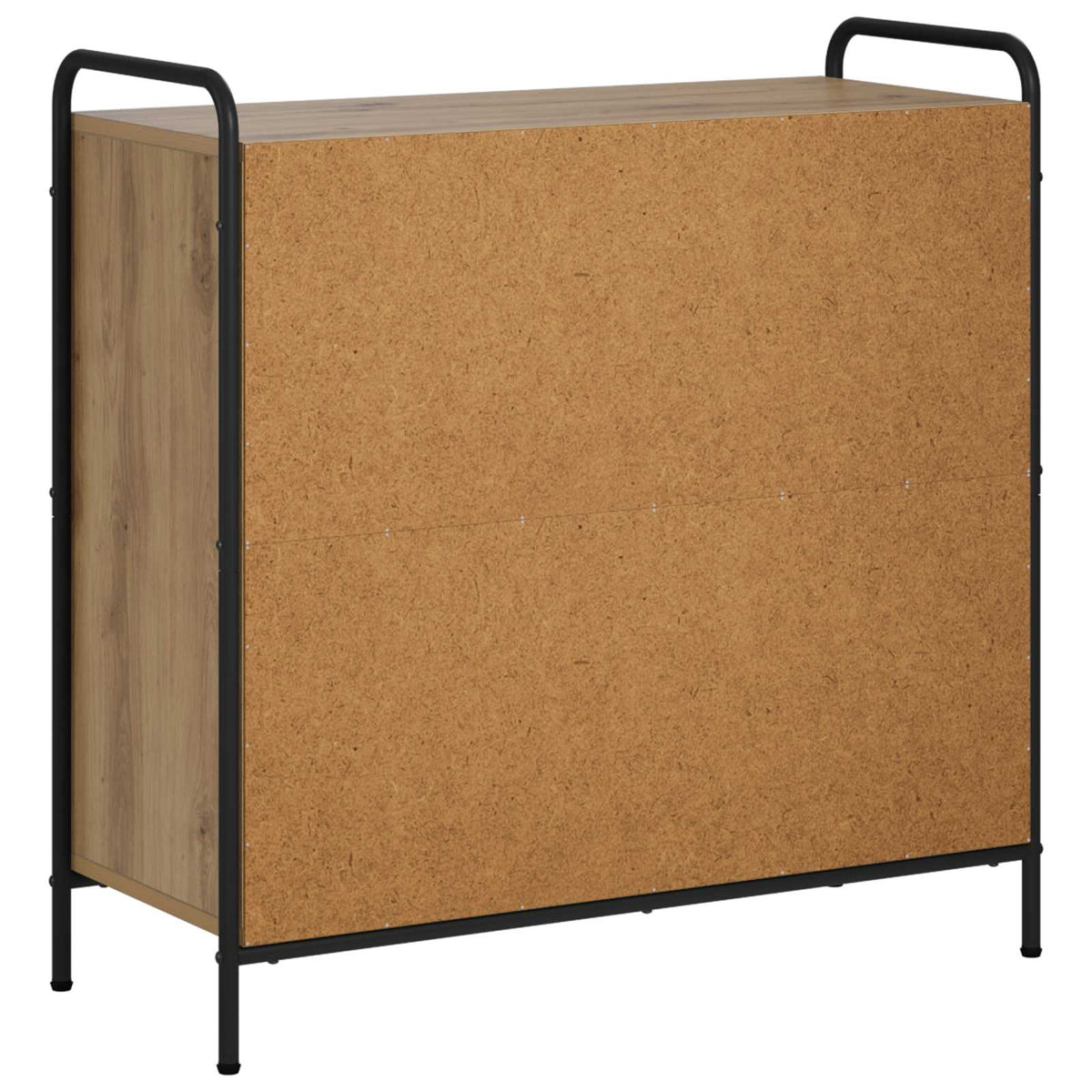 Könyvespolc 80 x 33 x 80 cm Szerelt Fa Kézműves Tölgy 5