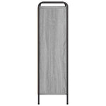 Könyvespolc 57 x 33 x 111 cm Szerelt Fa Szürke Sonoma 4