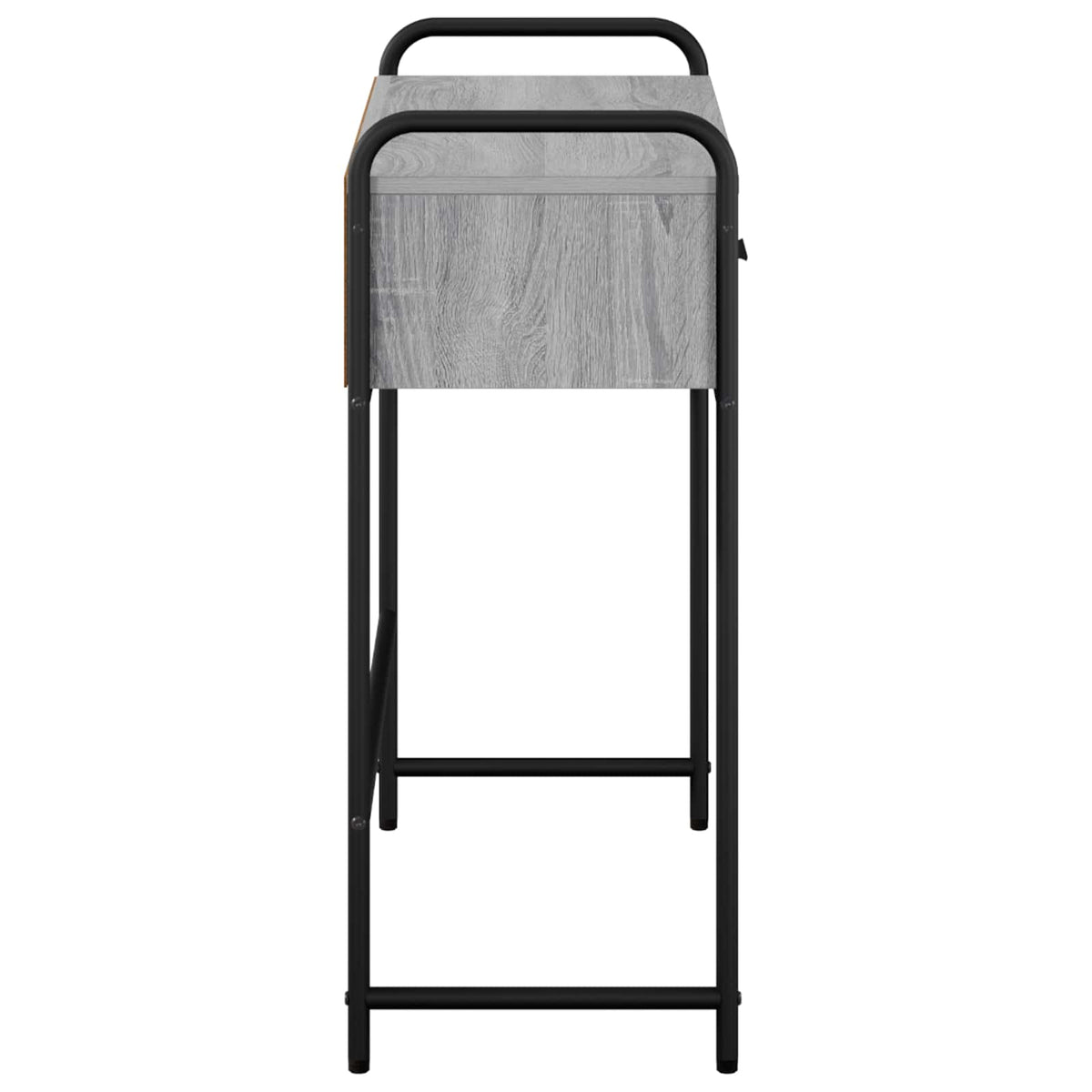 Konzolasztal Szürke Sonoma 90 x 33 x 80,5 cm Szerelt Fa 5