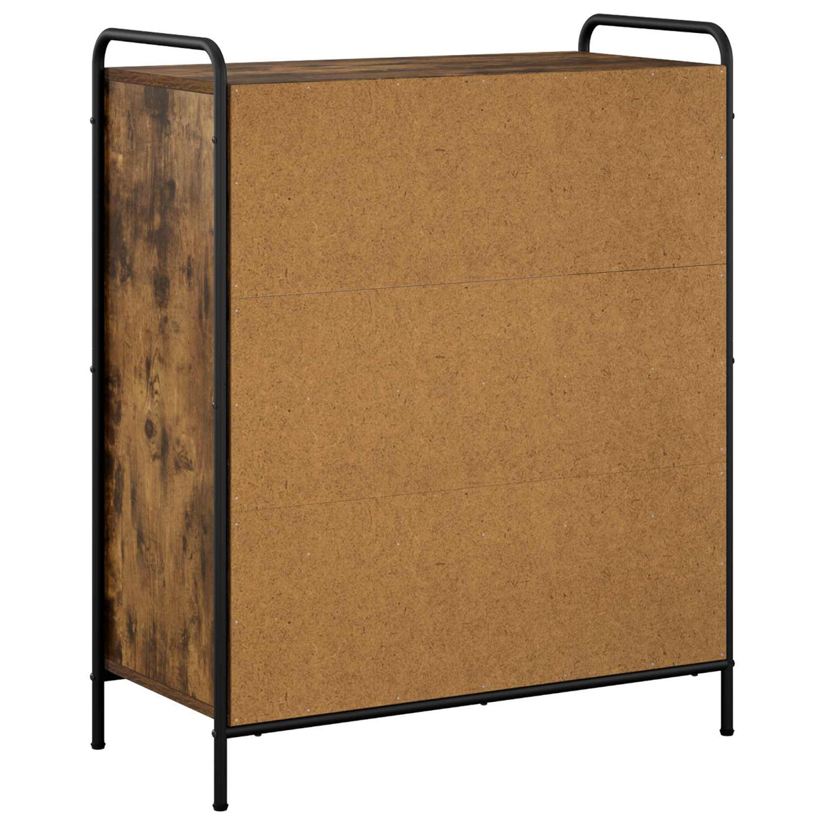 Cipőszekrény 76 x 36,5 x 93 cm Szerelt Fa Füstös Tölgy 6