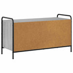 Cipőszekrény 100 x 39,5 x 55,5 cm Szerelt Fa Szürke Sonoma 6