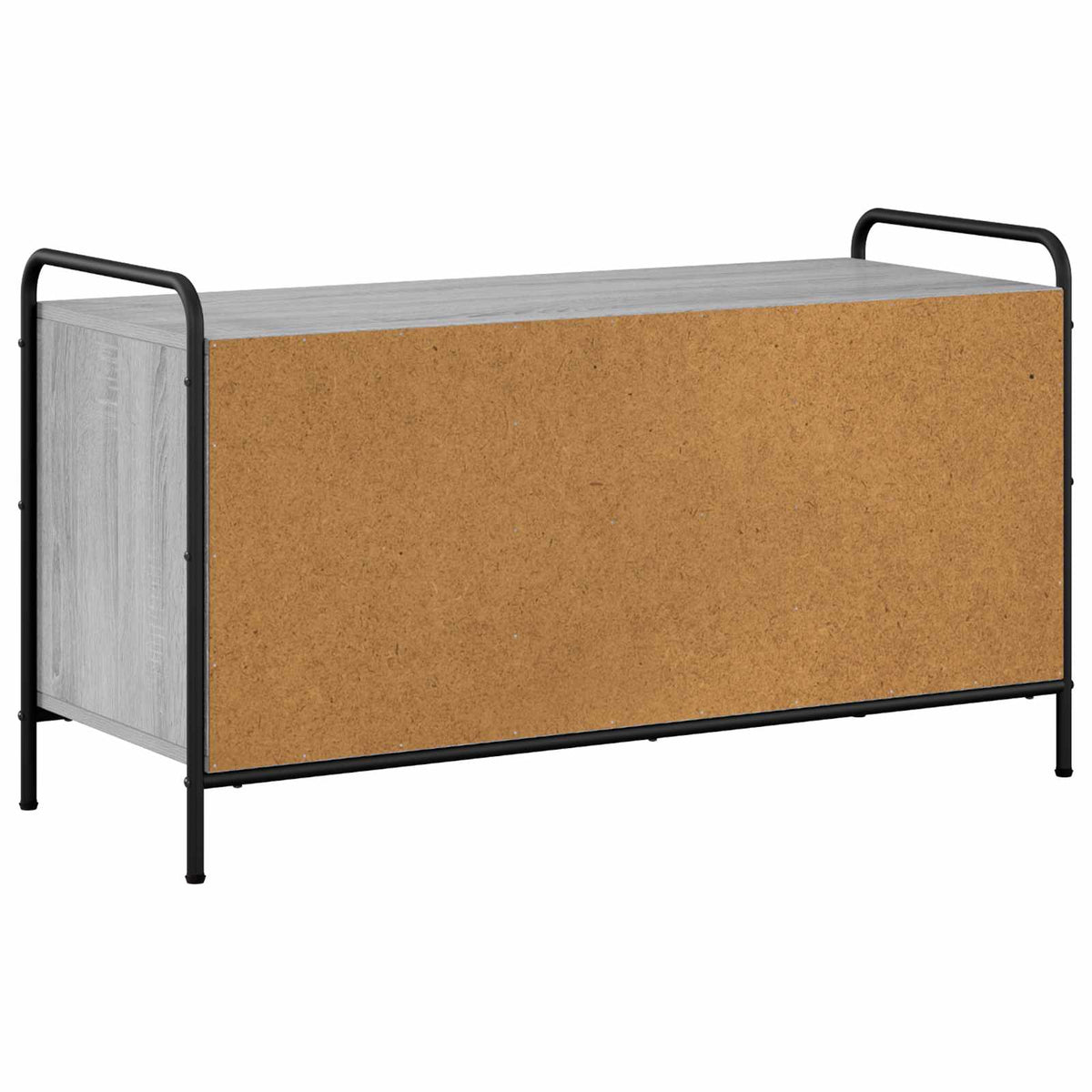 Cipőszekrény 100 x 39,5 x 55,5 cm Szerelt Fa Szürke Sonoma 6