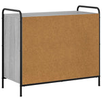 Cipőszekrény 85 x 39,5 x 75 cm Szerelt Fa Szürke Sonoma 5