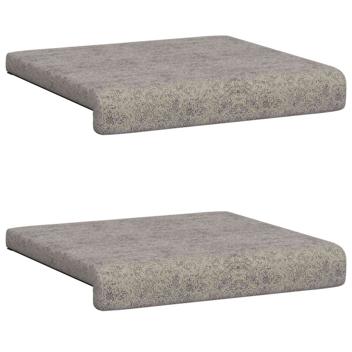 Padpárna 2 db Műsuéd anyag Világosszürke Méret: 35 cm mély 6