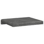 Padpárna 2 db Plüss kordbársony Világosszürke Méret: 35 cm mély 8