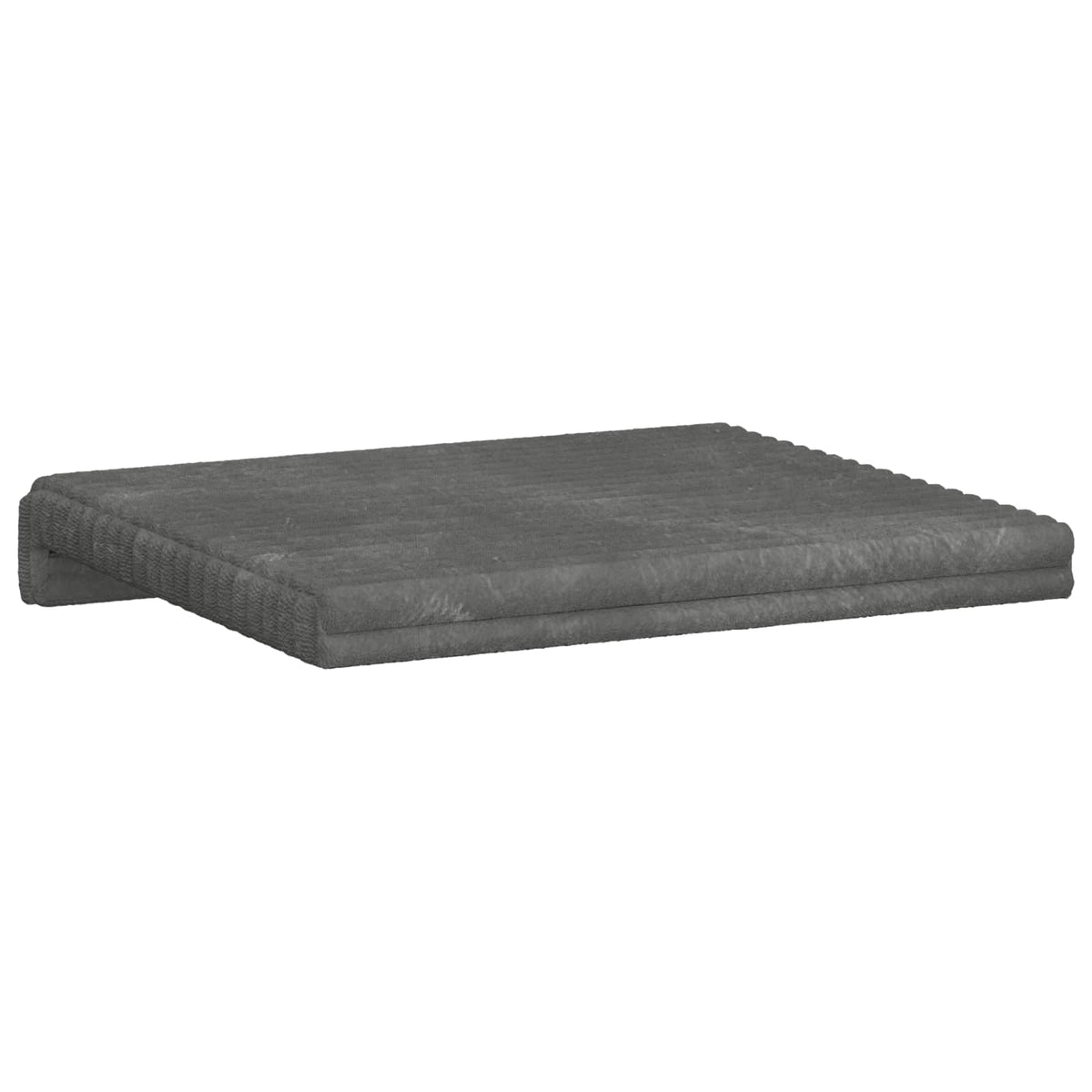 Padpárna 2 db Plüss kordbársony Világosszürke Méret: 35 cm mély 8