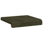 Padpárna 2 db Plüss kordbársony Zöld Méret: 35 cm mély 5