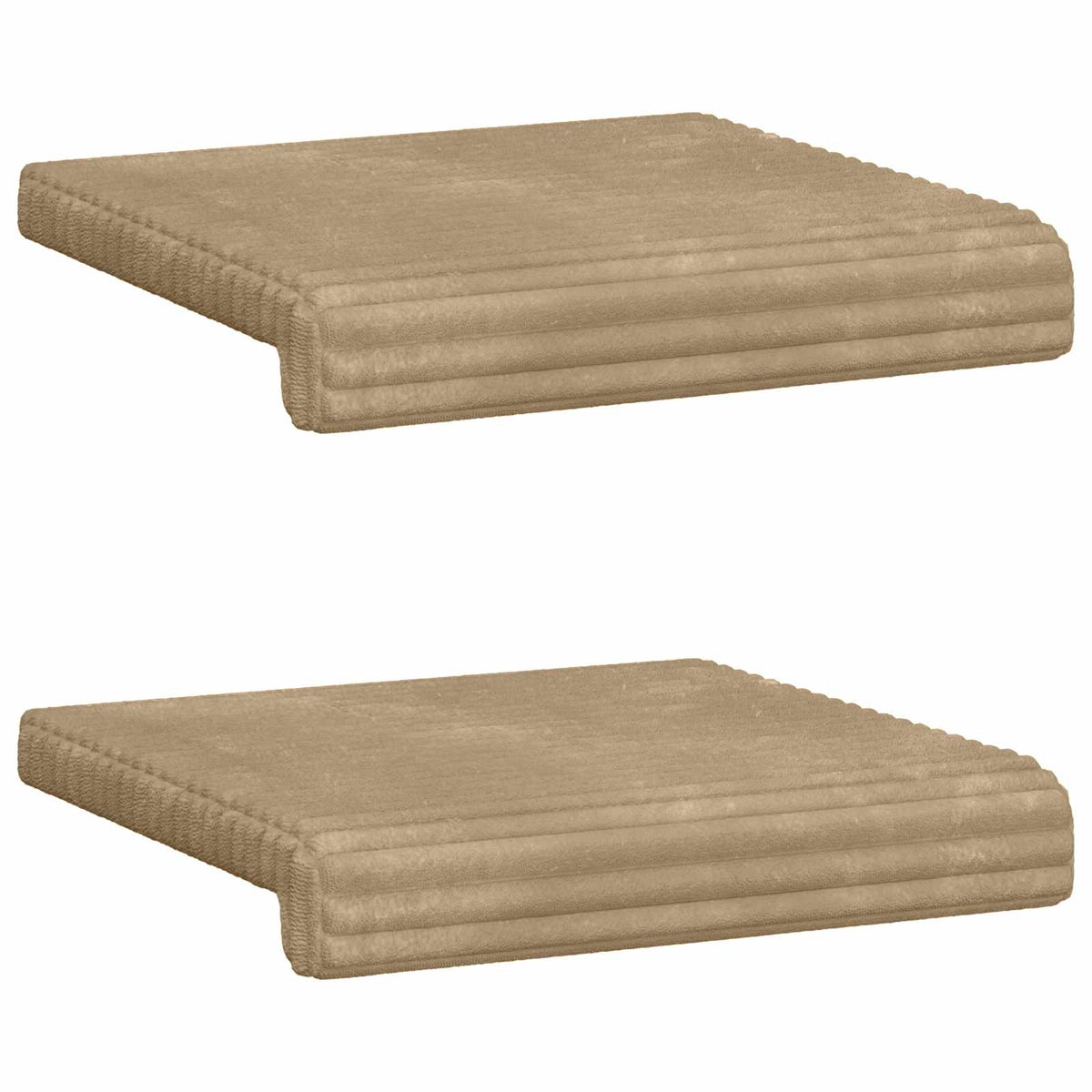 Padpárna 2 db Plüss kordbársony Tópszínű Méret: 35 cm mély 6