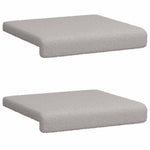 Padpárna 2 db Sherpa szövet Világosszürke Méret: 35 cm mély 6