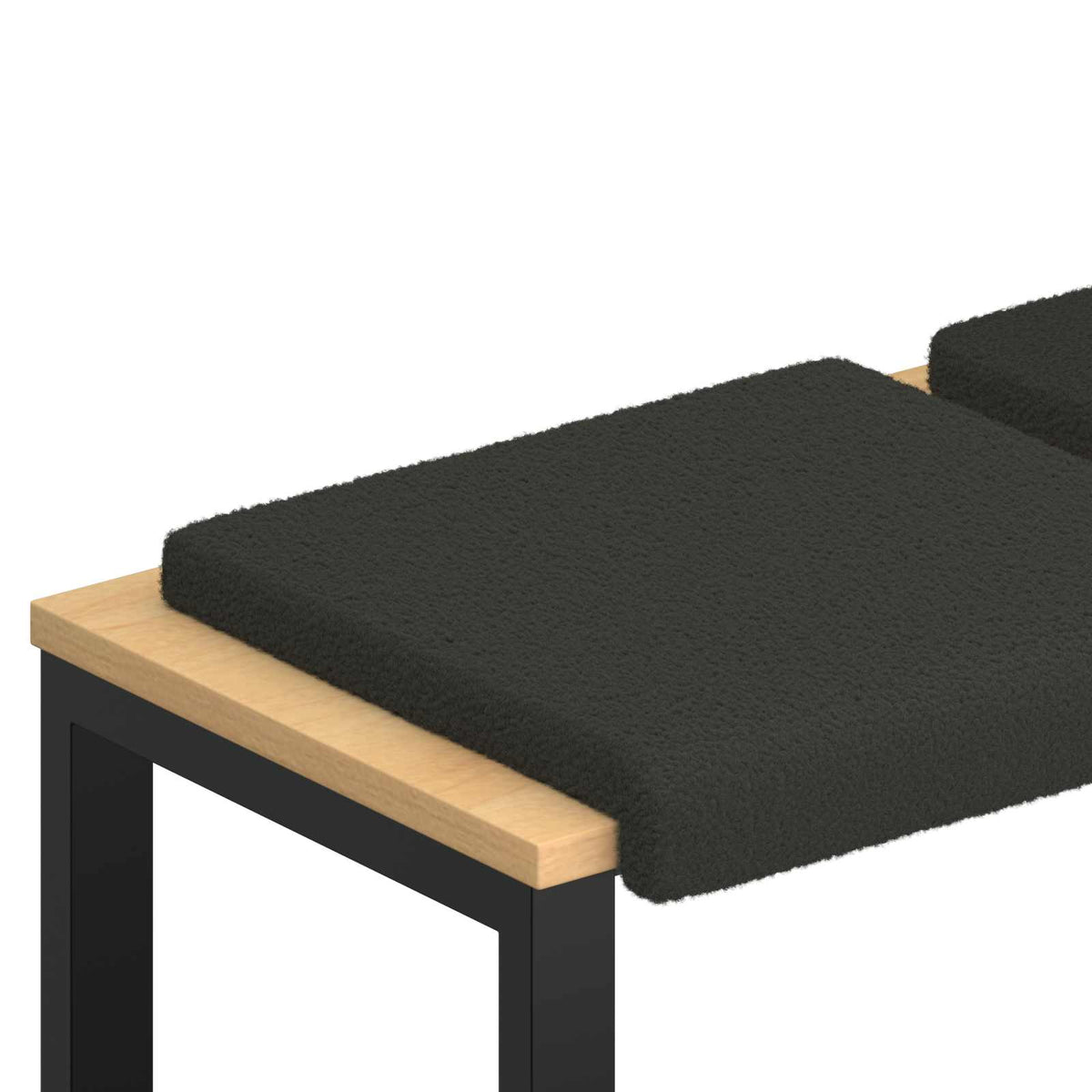 Padpárna 2 db Sherpa szövet Sötétszürke Méret: 35 cm mély 2
