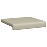 Padpárna 2 db Textúrált bársony Homokszín Méret: 35 cm mély 5