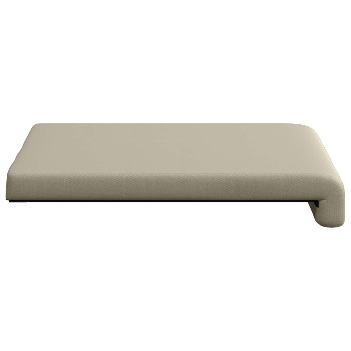 Padpárna 2 db Textúrált bársony Homokszín Méret: 35 cm mély 7