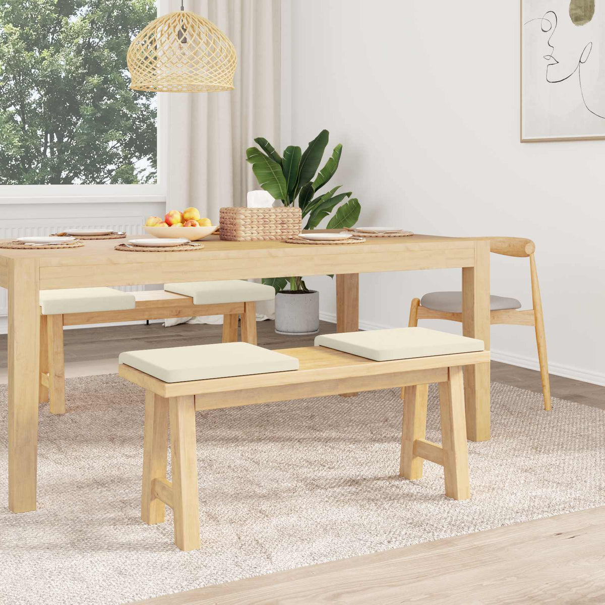 Padpárna 4 db Textúrált bársony Krémszínű Méret: 35 cm mély 3