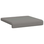 Padpárna 4 db Textúrált bársony Sötétszürke Méret: 35 cm mély 5