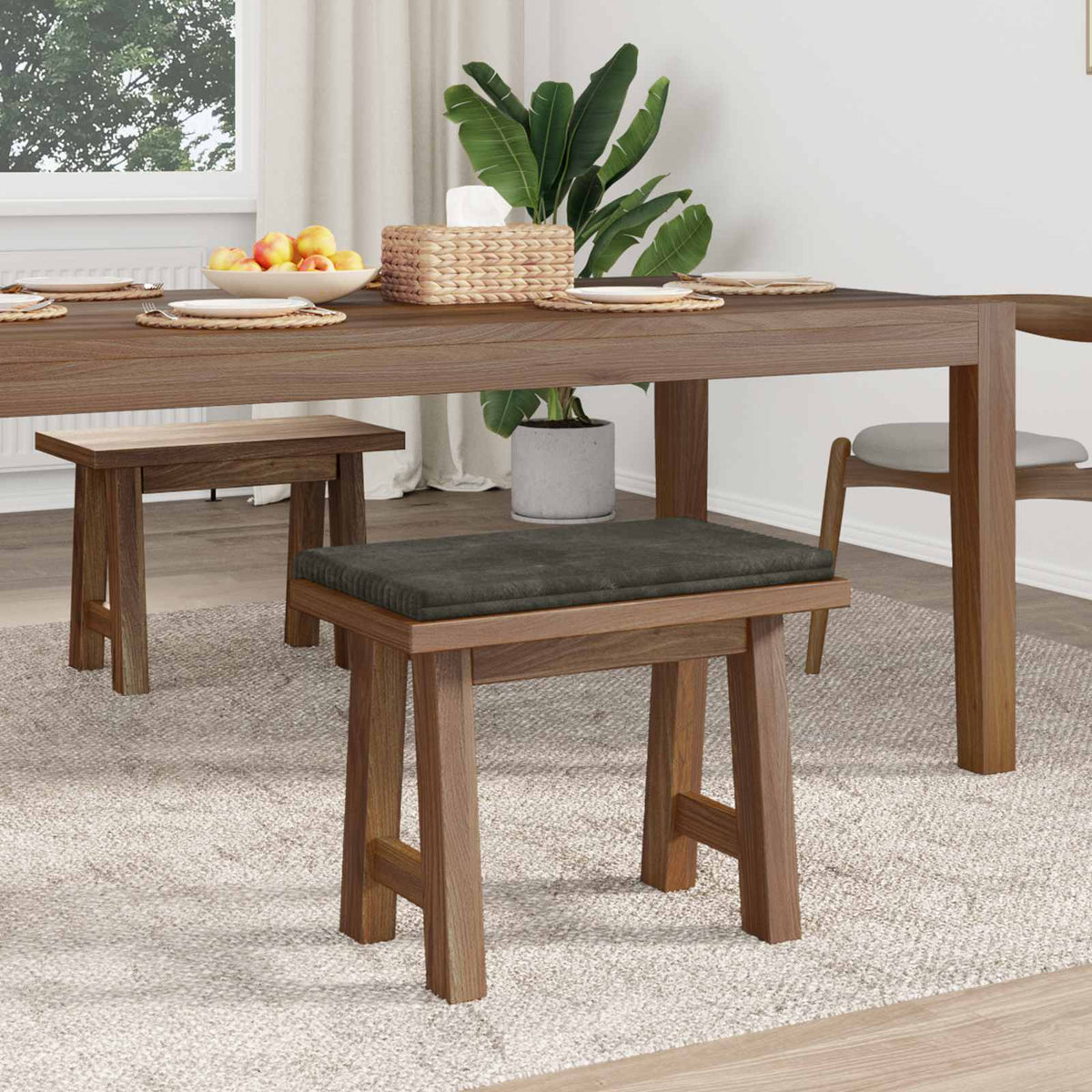Padpárna Plüss kordbársony Antracitszürke Méret: 35 cm mély 3