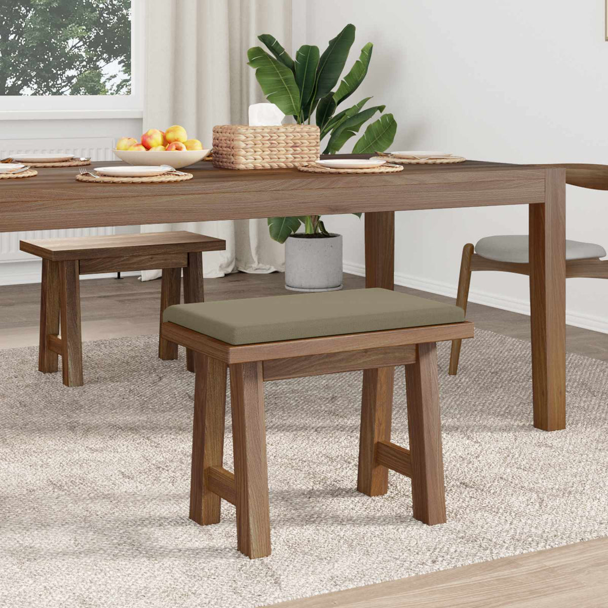 Padpárna Textúrált bársony Khaki Méret: 35 cm mély 3