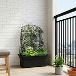 Öntöző trellis Antracitszürke 58 x 29 x 78 cm PP
