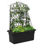 Öntöző trellis Antracitszürke 58 x 29 x 78 cm PP 3