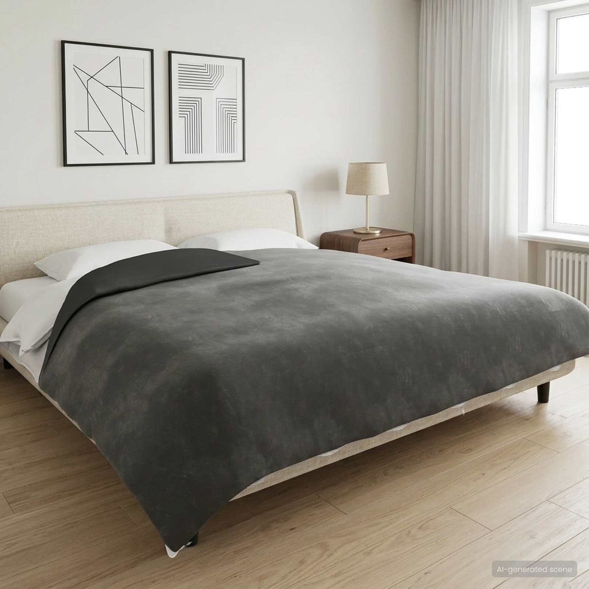 Súlyozott takaró Antracitszürke 200 x 225 cm 9 kg