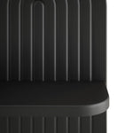 Falpolc 2 db Fekete 23 x 13.5 x 37.5 cm Szerelt Fa 7