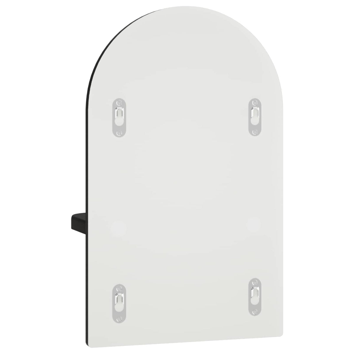 Falpolc 2 db Fekete 23 x 13.5 x 37.5 cm Szerelt Fa 6