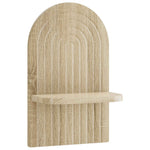 Falpolc 2 db Sonoma Tölgy 23 x 13,5 x 37,5 cm Szerelt Fa 3