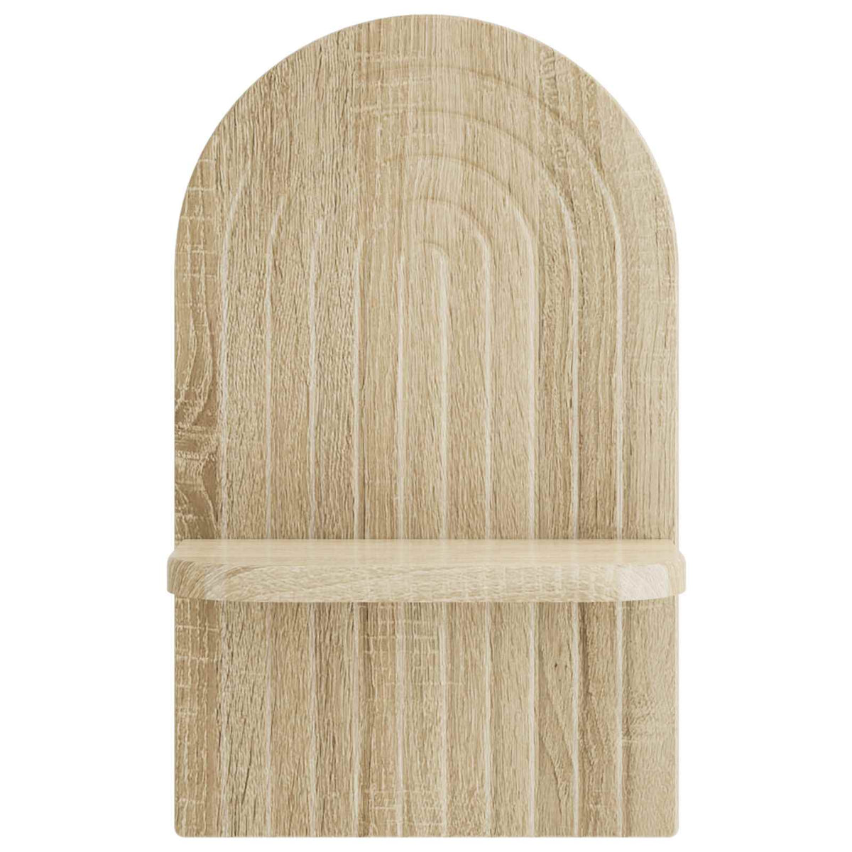 Falpolc 2 db Sonoma Tölgy 23 x 13,5 x 37,5 cm Szerelt Fa 4