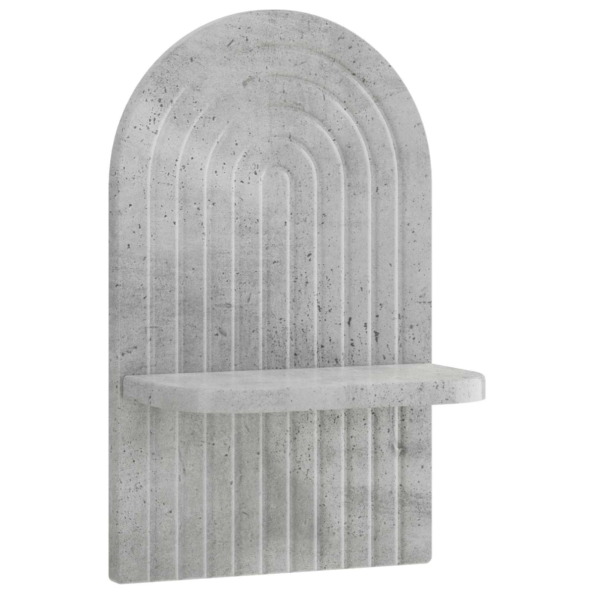 Falpolc 2 db Betonszürke 23 x 13.5 x 37.5 cm Szerelt Fa 3