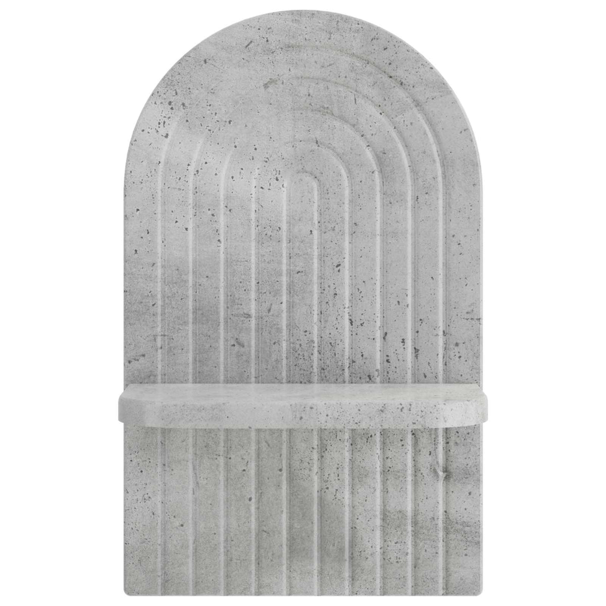 Falpolc 2 db Betonszürke 23 x 13.5 x 37.5 cm Szerelt Fa 4