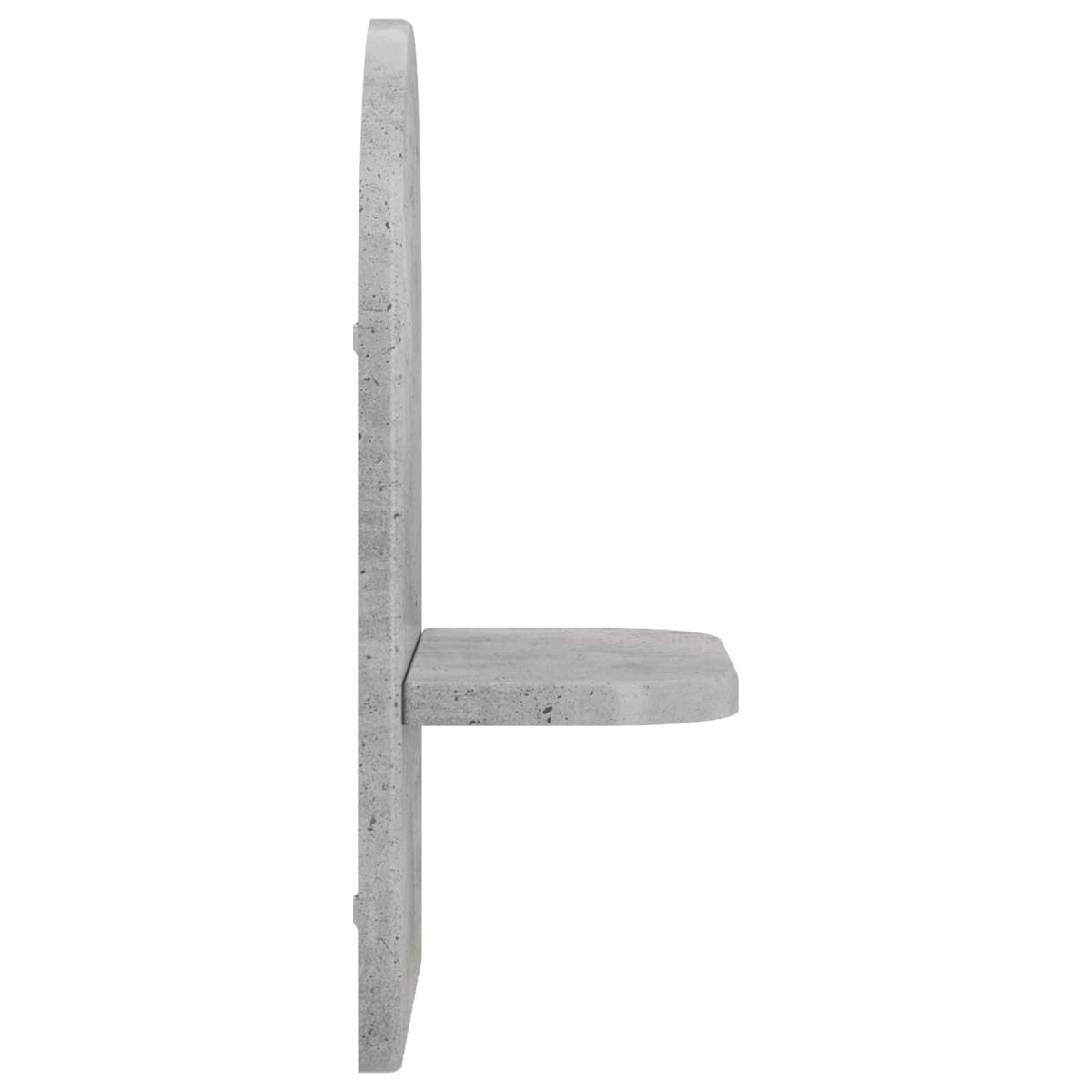 Falpolc 2 db Betonszürke 23 x 13.5 x 37.5 cm Szerelt Fa 5