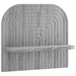 Falpolc 2 db Szürke Sonoma 41 x 13.5 x 37.5 cm Szerelt Fa 3