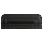 Falpolc 2 db Fekete 102 x 13.5 x 37.5 cm Szerelt Fa 4