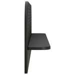 Falpolc 2 db Fekete 102 x 13.5 x 37.5 cm Szerelt Fa 5