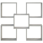 Falpolc Betonszürke 99,5 x 17 x 91 cm Szerelt Fa 2