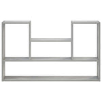 Falpolc Betonszürke 100 x 17 x 60 cm Szerelt Fa 2